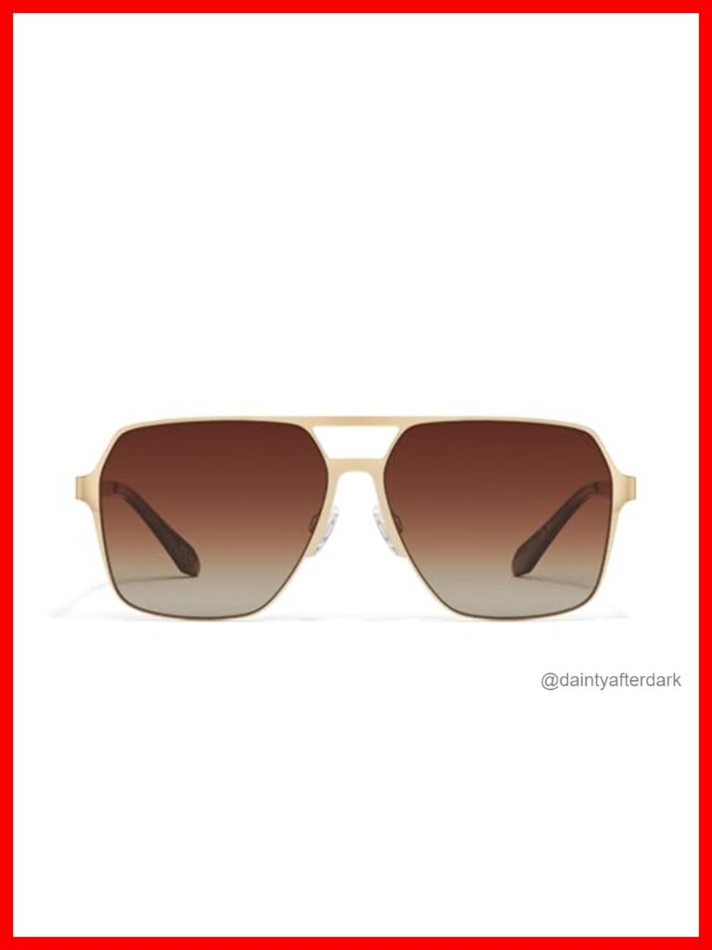 Polarized Square Aviator Sunglasses for Men with UV Protection